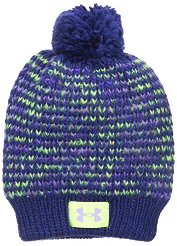 Under Armour Little Girls' Speckle Beanie, European Purple, 4-6X