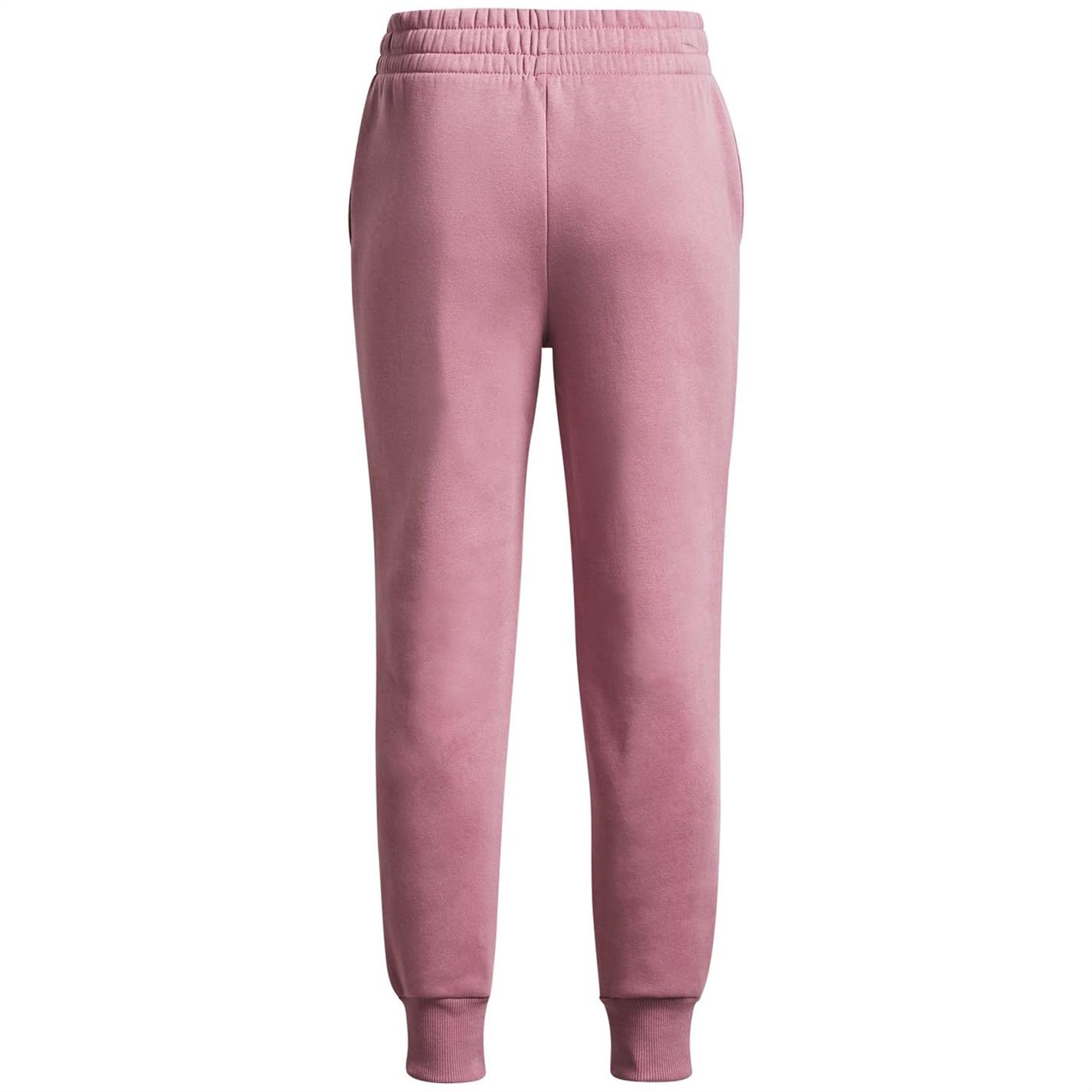 Under Armour Girls' Standard Rival Fleece Joggers, (697) Pink Elixir / / White, X-Large