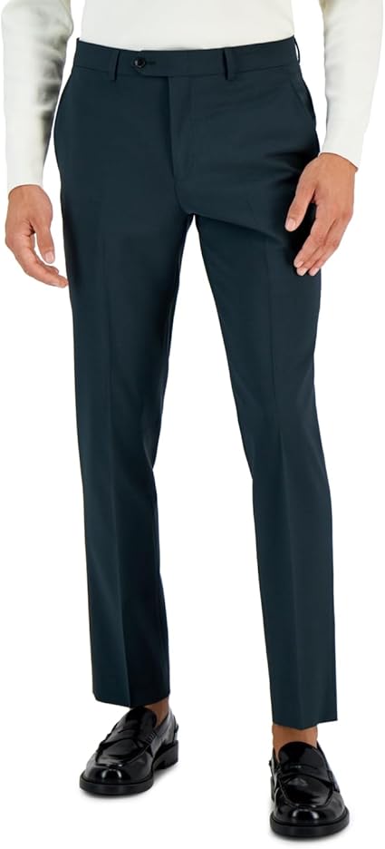 Bar III Men's Slim Fit Suit Separate Pants Green 32X34