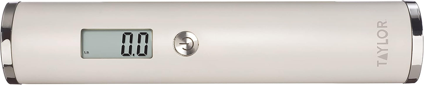 Taylor Ultra Light Digital Luggage Scale, White, Universal