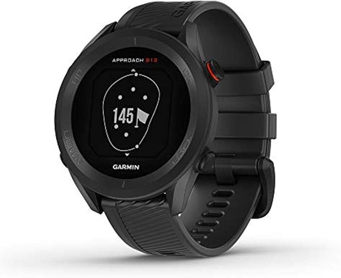 Garmin G010-N2472-00 Approach S12 42k+ Preloaded Courses Golf Watch Black - Certified (Renewed)