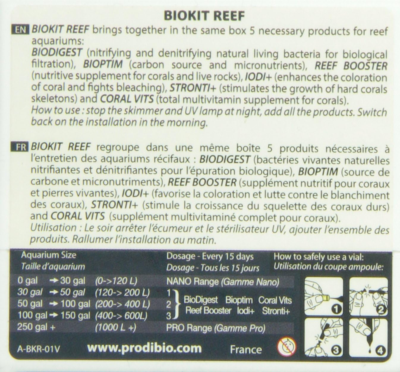 Bio Reef Kit, Maintenance,ƙī, 30 Gal and Up