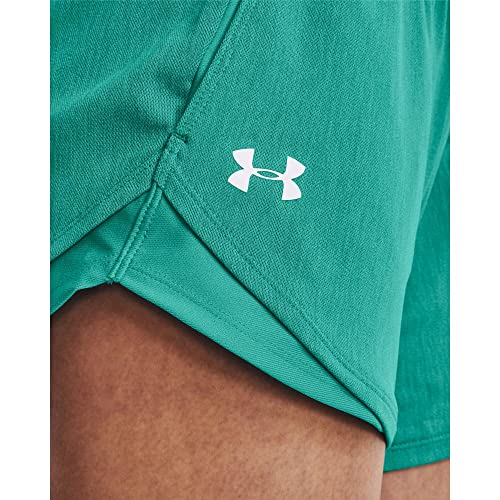 Under Armour Women's Play Up Twist Shorts 3.0 , Neptune (369)/White , Medium