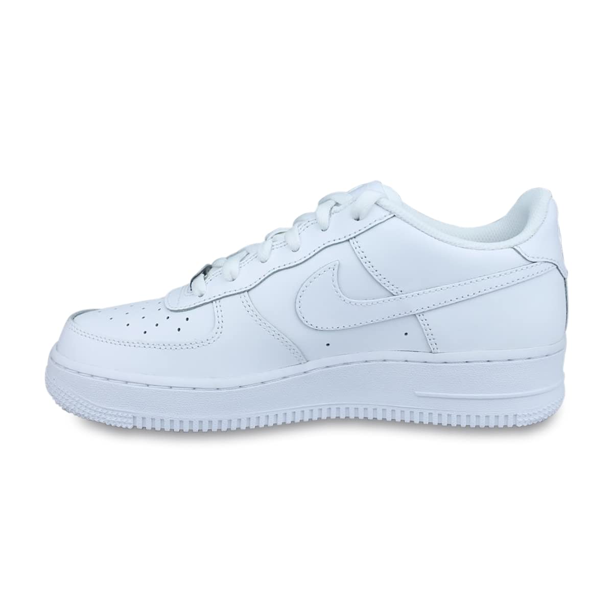 Nike Boy's Air Force 1 LE (Big Kid) White/White 4.5 Big Kid M