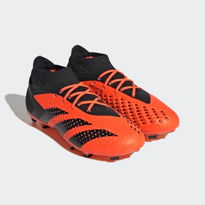 adidas Predator Accuracy.1 Firm Ground Soccer Cleats Kids', Orange, Size 4.5