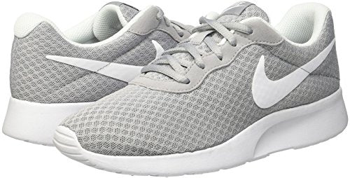 NIKE Women's Tanjun Wolf Grey/White Size 6 B(M) US