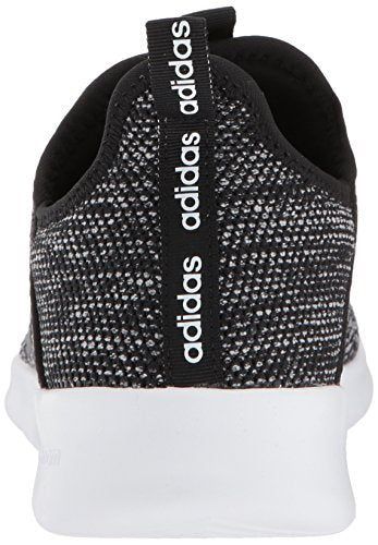 adidas Women's Cloudfoam Pure 2.0 Running Shoe, Black/Black/White, 5
