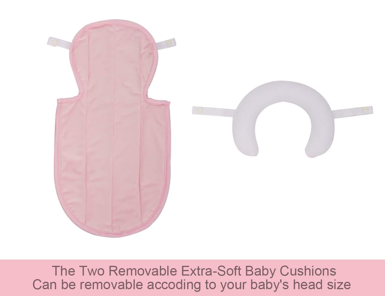 COOLBEBE Upgraded 3-in-1 Babybody Support for Newborn Infant Toddler - Extra Soft Car Seat Insert Cushion Pad, Perfect for Carseats, Strollers, Swings