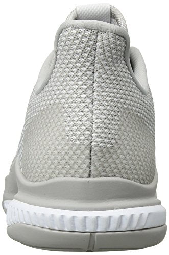 adidas Women's Crazyflight Bounce 2 Volleyball Shoe, White/Silver Metallic/Grey, 7.5 M US