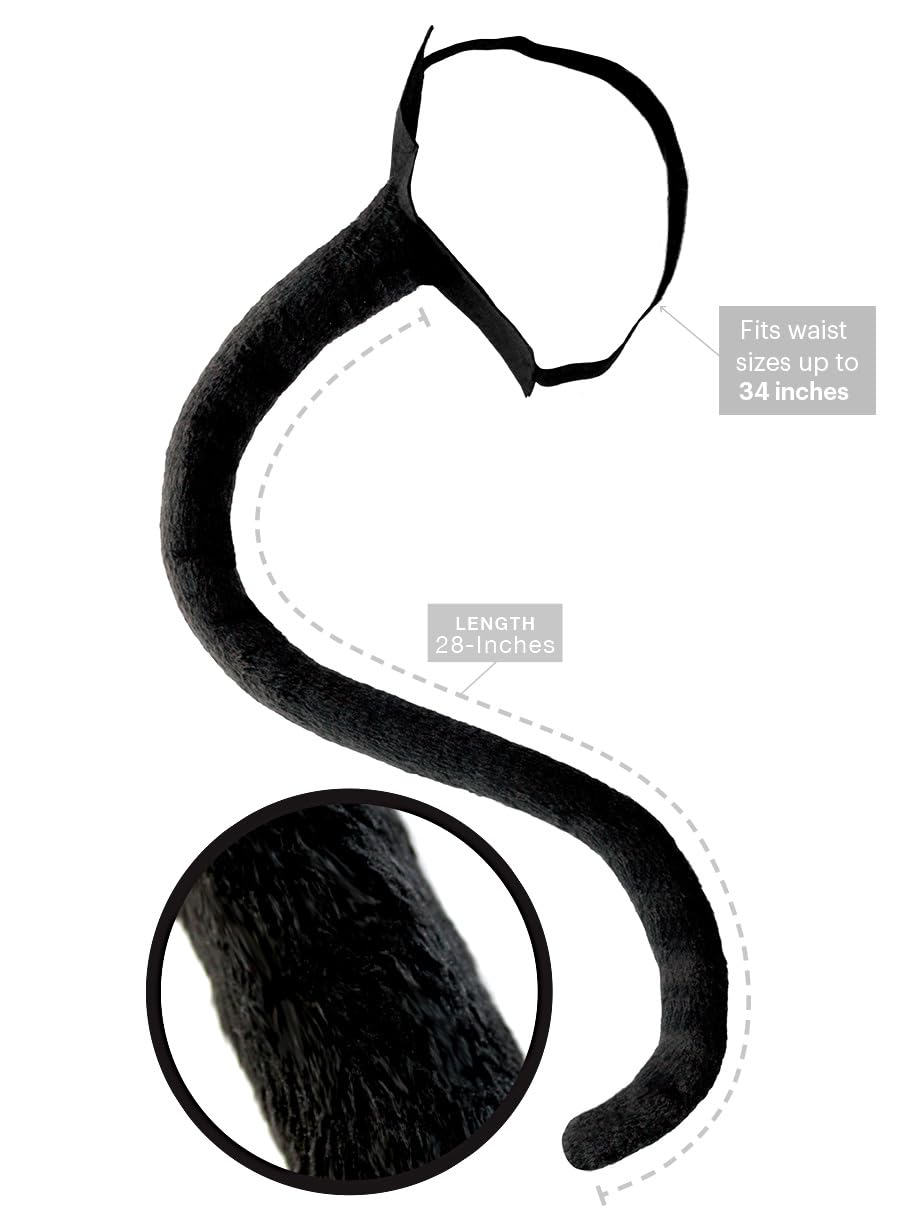 Black Cat Costume, Masquerade Mask, Lace Ears, Gloves, Tail, Choker Necklace