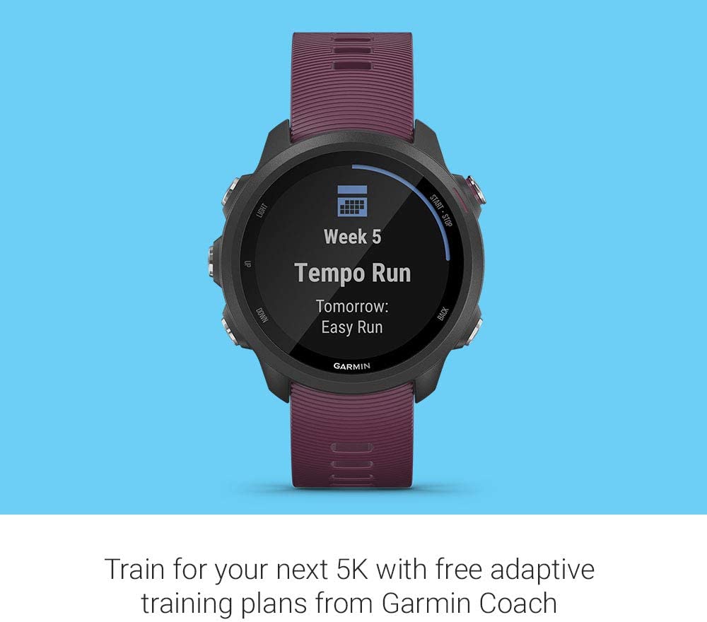 Garmin 010-02120-20 Forerunner 245 Music, GPS Running Smartwatch with Music and Advanced Dynamics, Black
