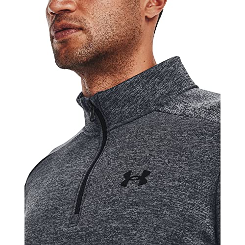 Under Armour Mens ArmourFleece 1/4 Zip , (012) Pitch Gray / / Black , Large
