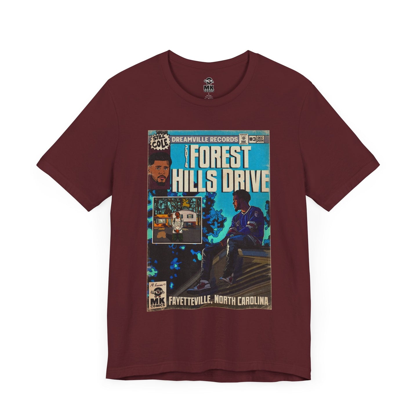 2014 Forest Hills Drive - Comic Book Art - Unisex Jersey Short Sleeve Tee