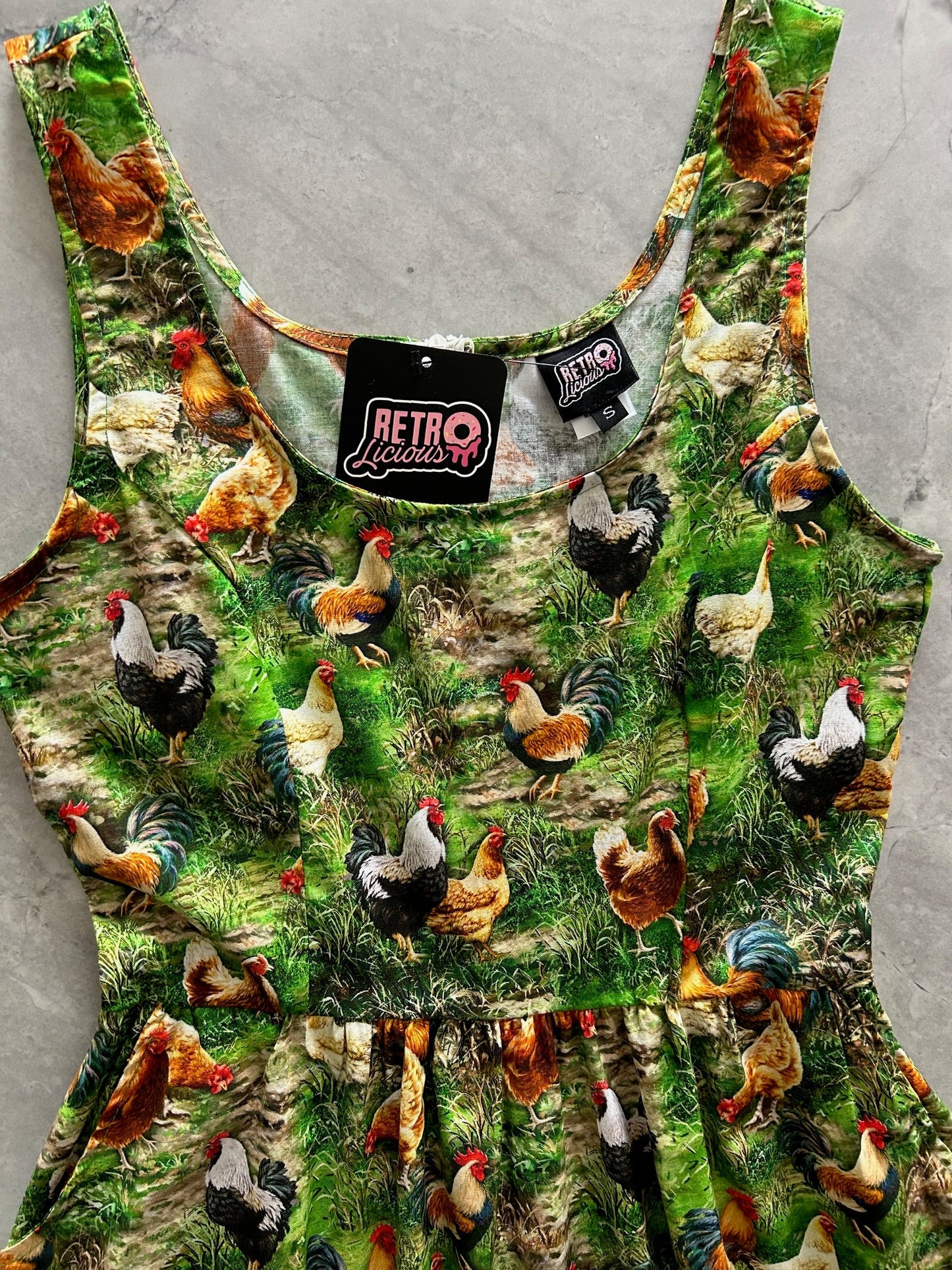 Spring Chicken Fit & Flare Dress - XS only, 1 left!