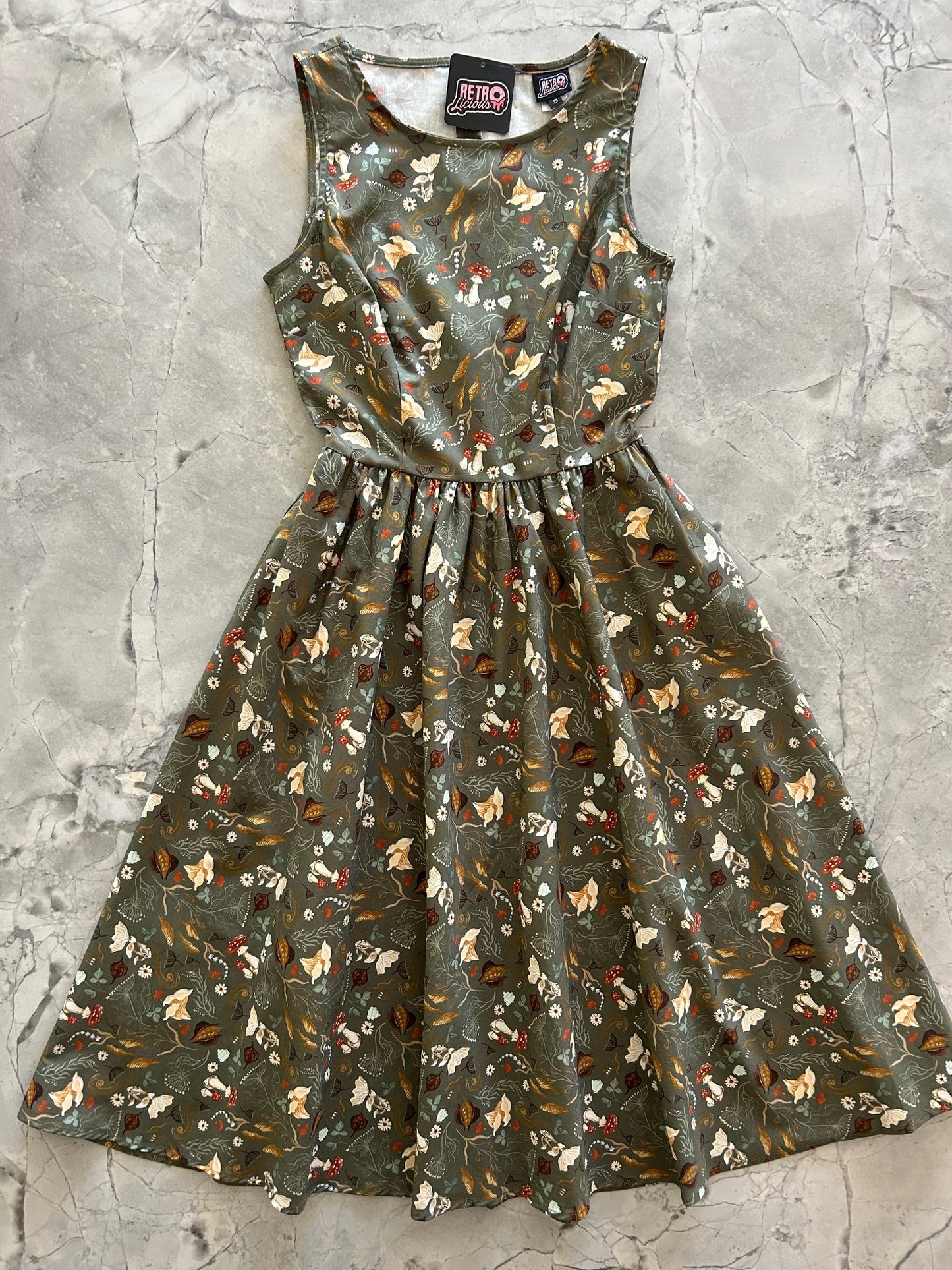 Mushroom Midi Dress