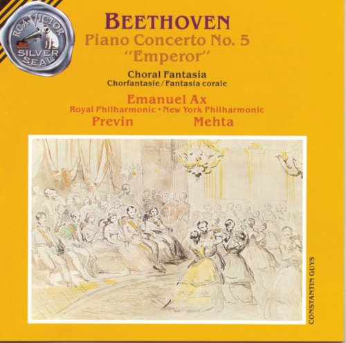 Beethoven / Ax / Previn / Rpo - Piano Concerto 5 " Emperor " - Music CD