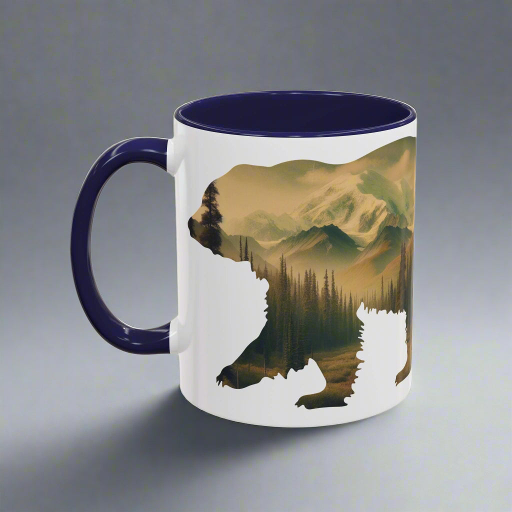 Denali Bear Colored Mug