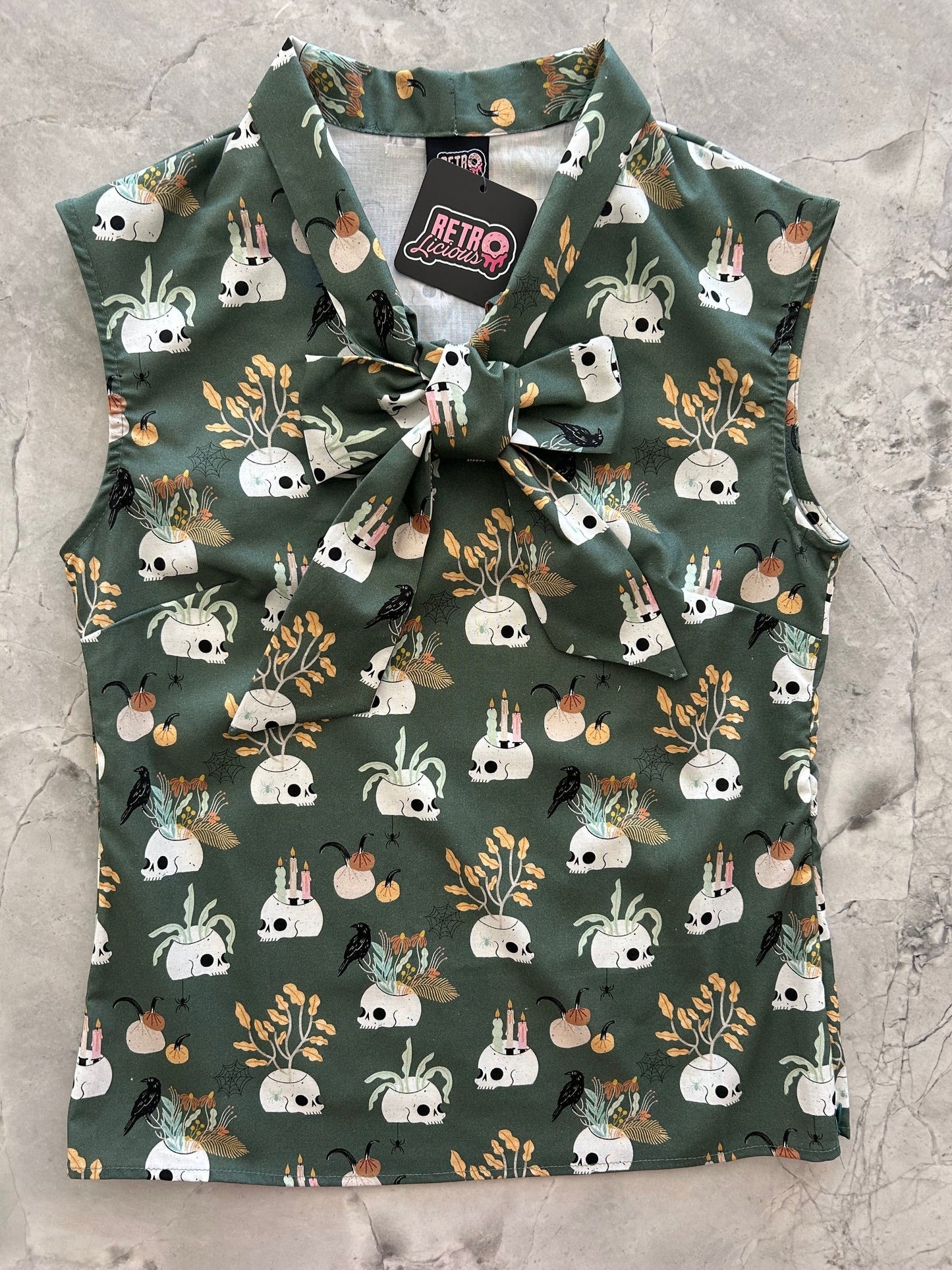 Skulls & Candles Bow Top