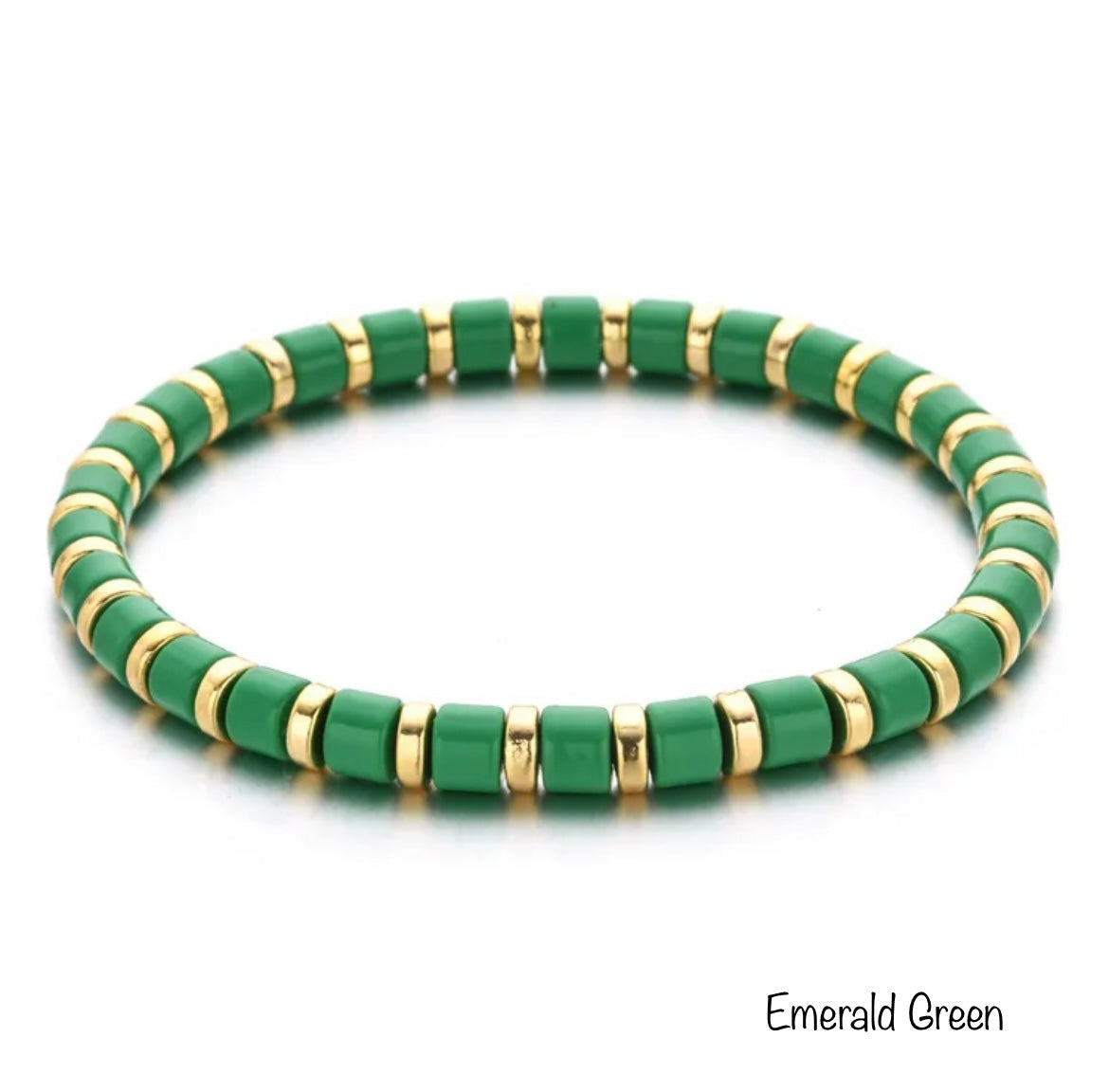 Enamel Beaded Charm Bar Bracelets - Charm Bar Styling