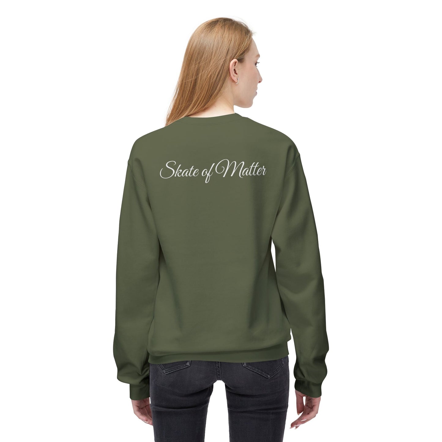 Skate Addict Unisex Fleece Crewneck Sweatshirt