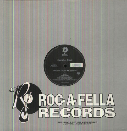 Bleek,memphis - Need Me In Your Life (x3) / We Ballin (x3) - Vinyl Record
