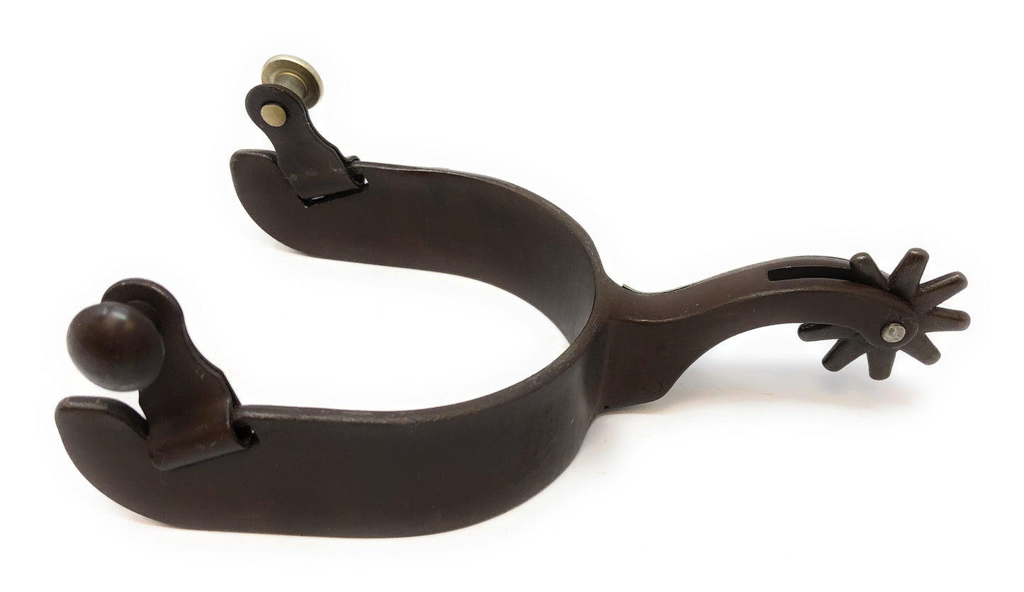 AJ Tack Praying Cowboy Antique Brown Spurs