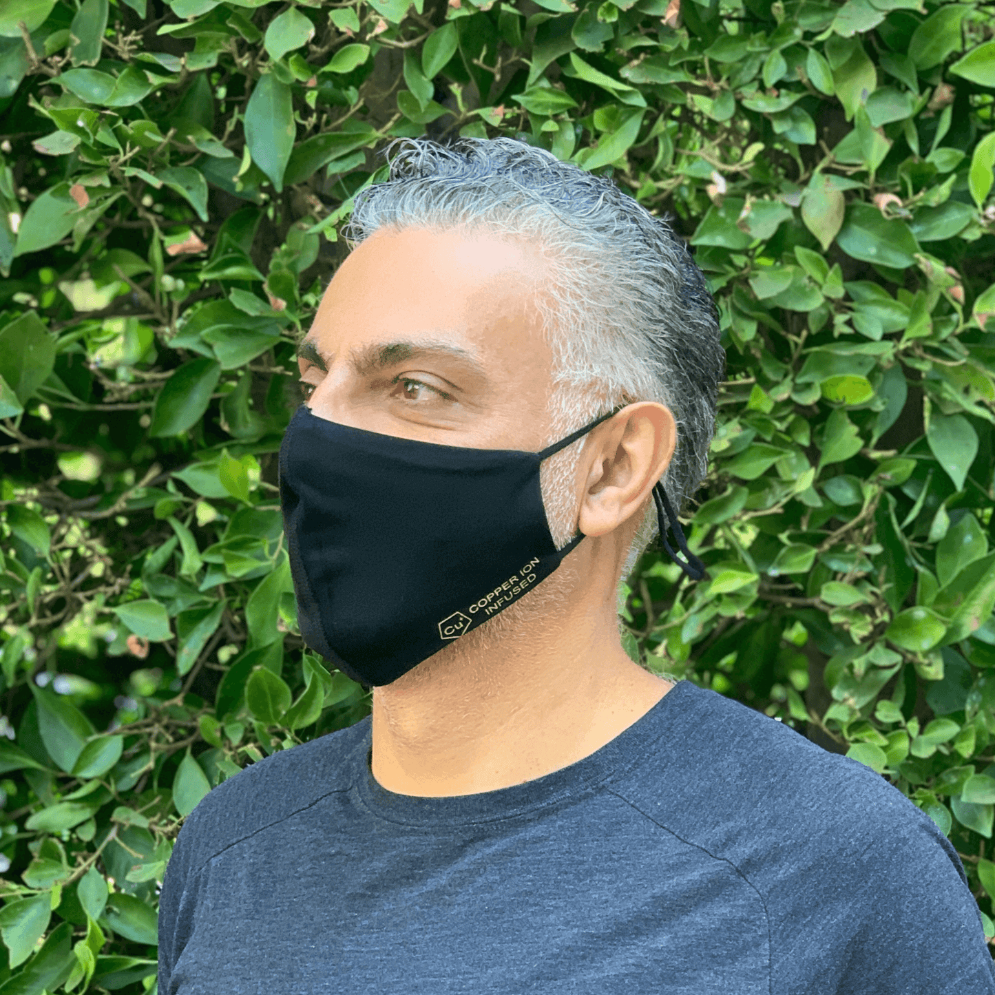 Copper Ion Infused Sports Face Mask for Enhanced Breathability