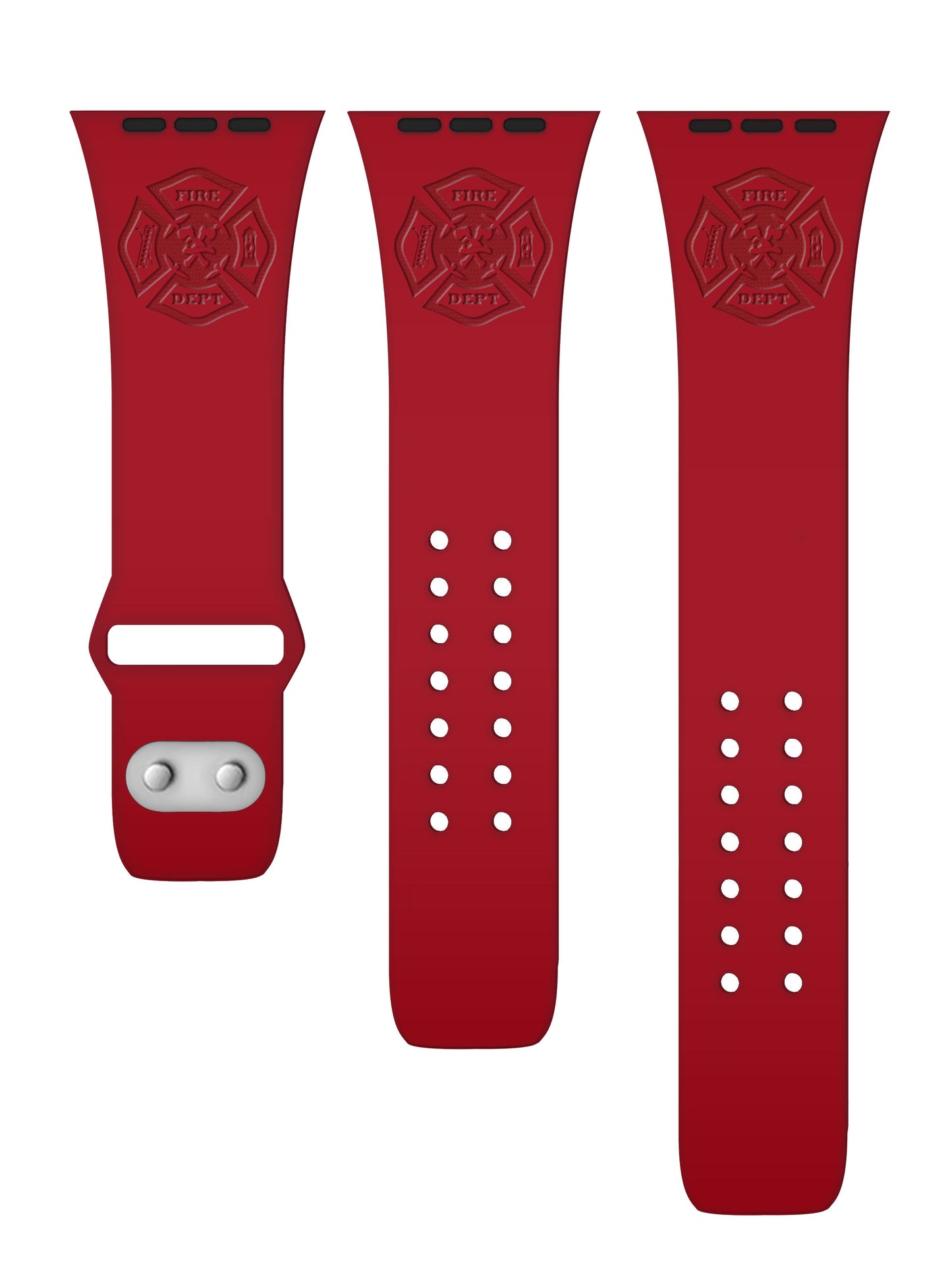 Firefighter First Responder Engraved Apple Watch Band