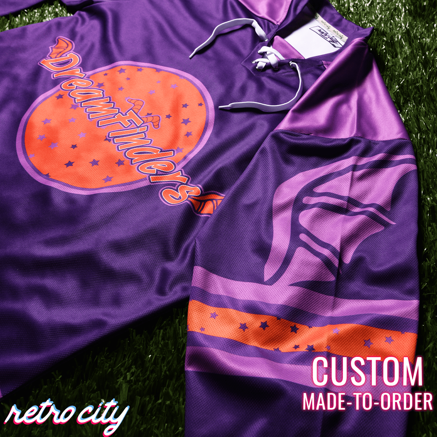 Dreamfinders Lace-up Hockey Jersey Sweater