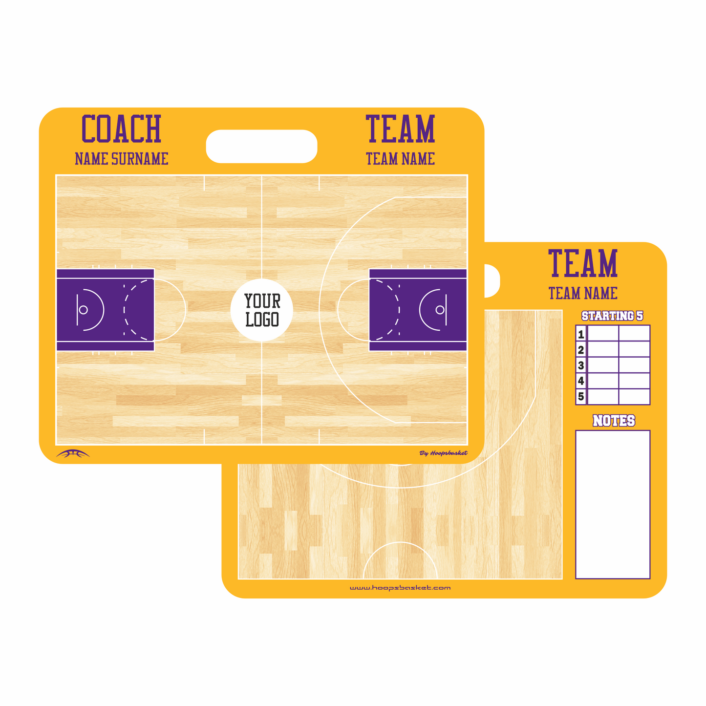 NBA Custom American Style Magnetic Coaching Board 22'' x 17.5'' / 56 cm x 45 cm