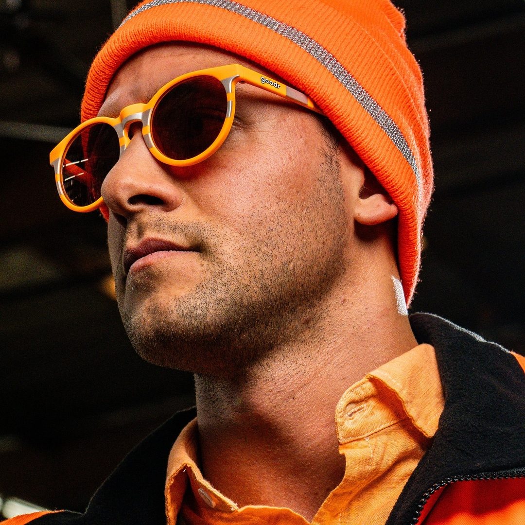 "Face Under Construction” Limited Circle G Polarized Sunglasses