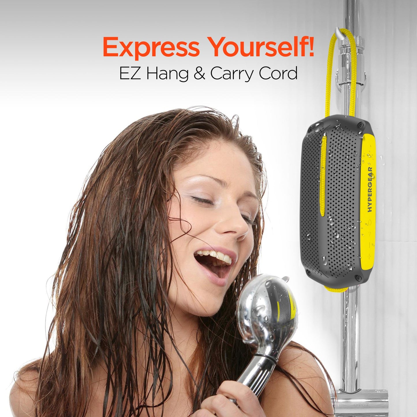 HyperGear Wave Water Resistant Wireless Speaker with Extended Battery Life (WATER-PRNT)