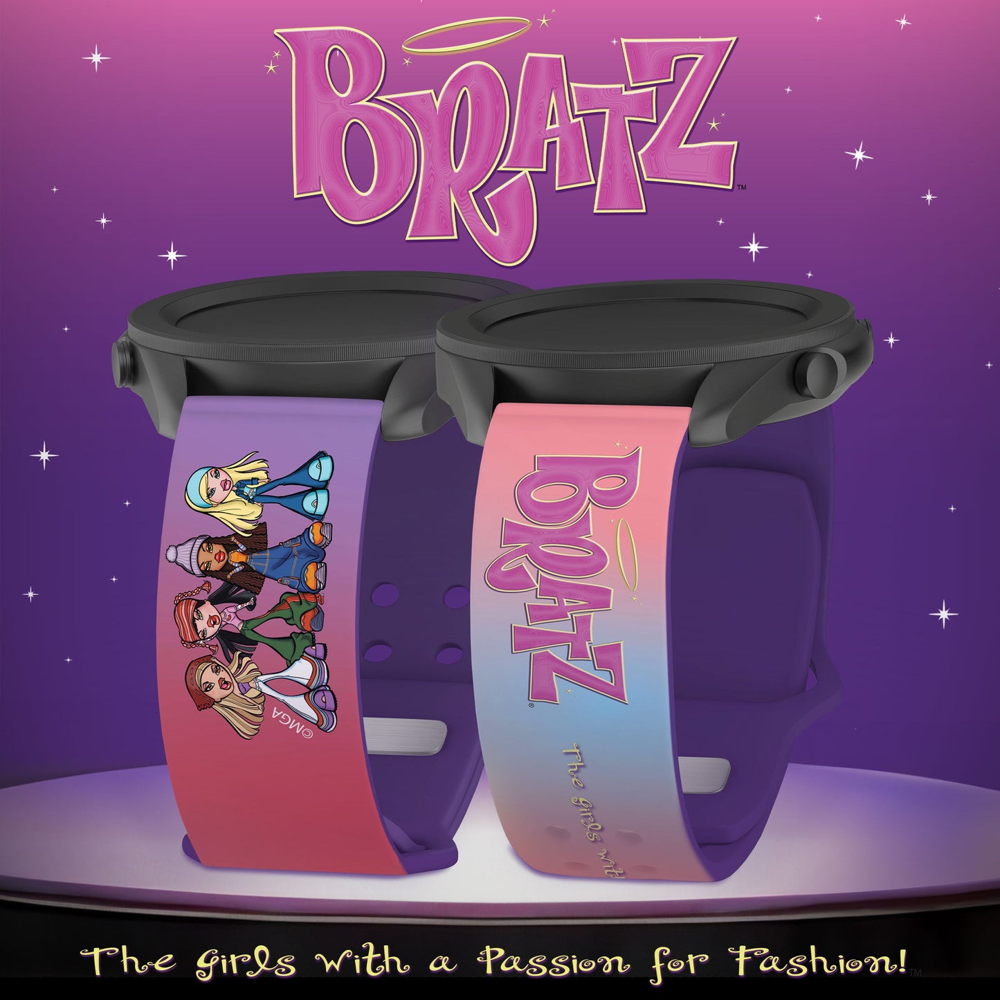 Bratz® Classic HD Watchband for Samsung, Garmin, Fossil, and More
