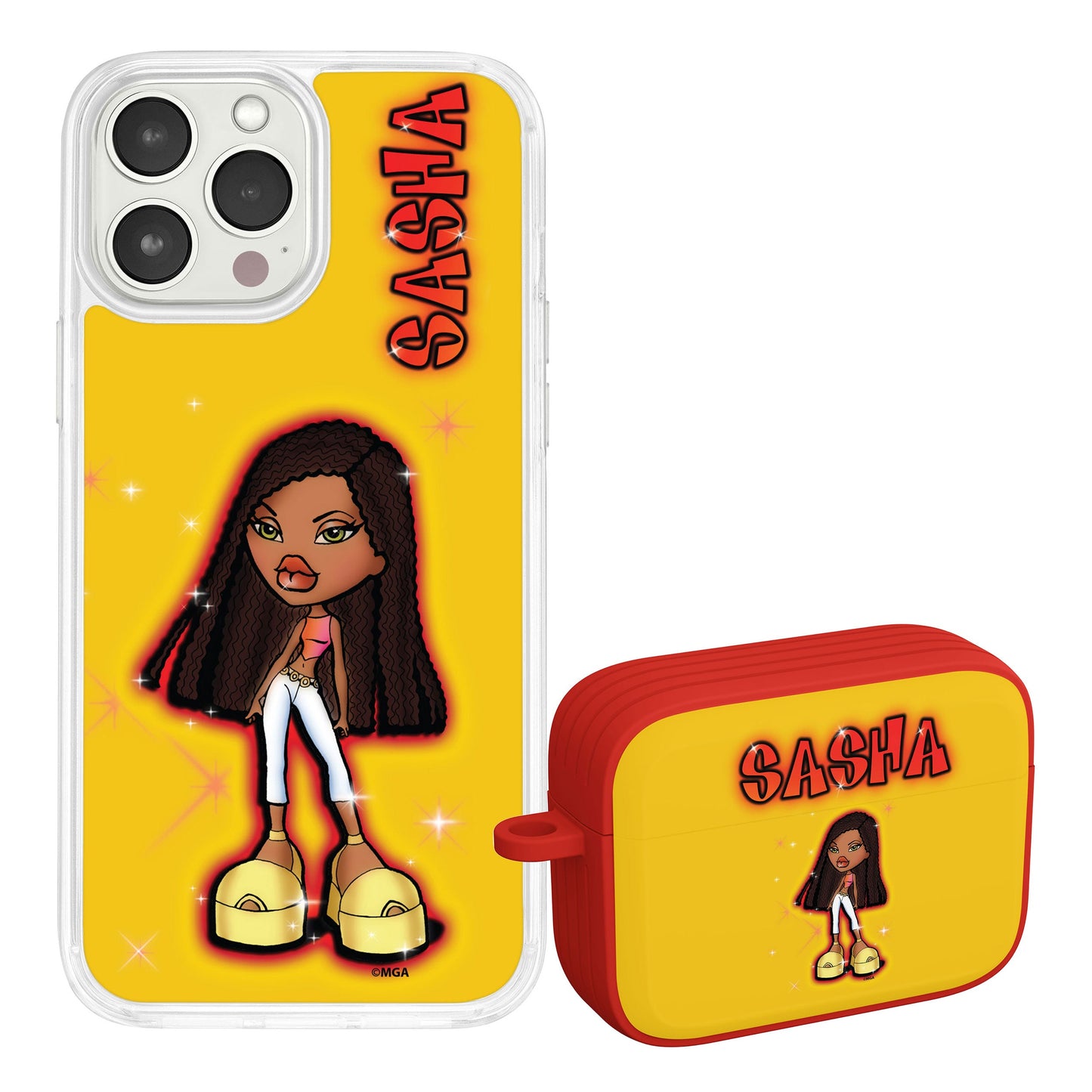 Bratz® Passion For Fashion HD Apple iPhone 12 Mag-Safe Phone Case and AirPods Pro Combo Package