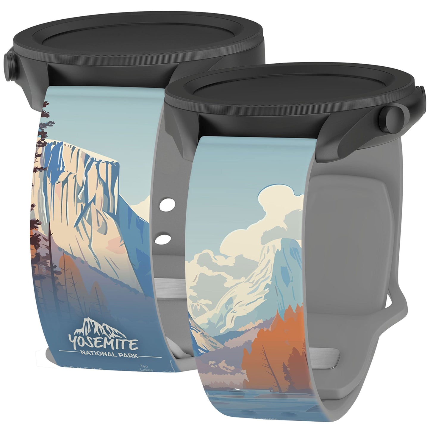 National Parks Yosemite HD Watchband for Samsung, Garmin, Fossil, and More