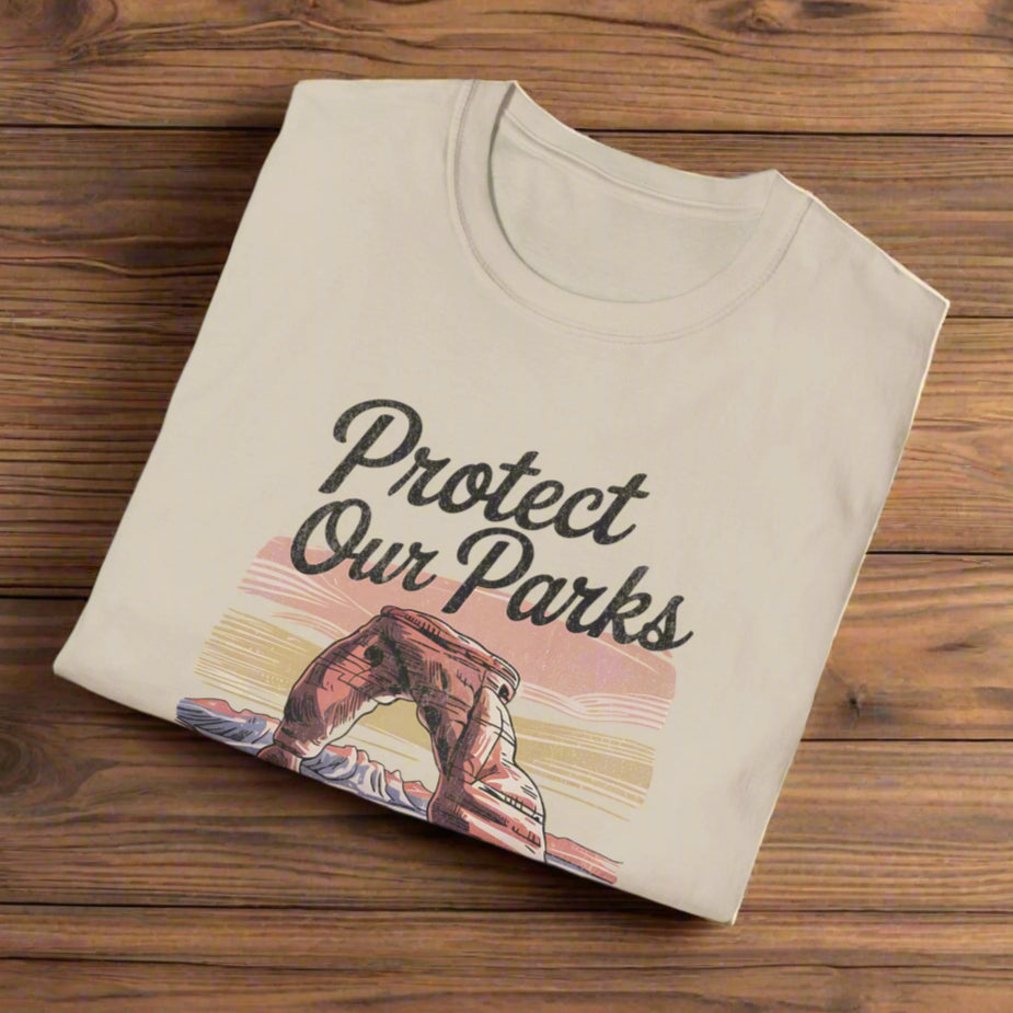 Protect Our Parks Arches Unisex Fit Soft T-Shirt