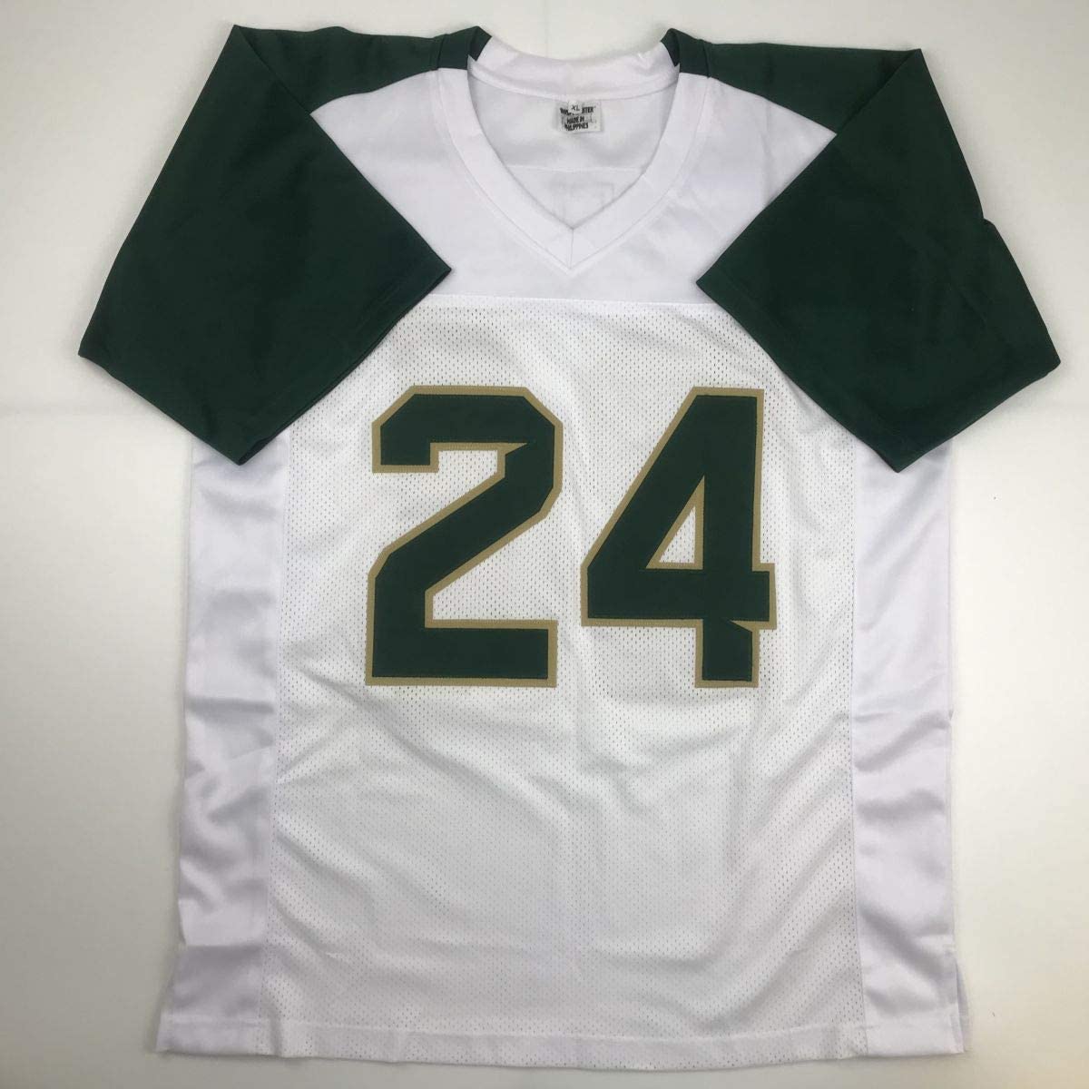Autographed/Signed LeVeon Le'Veon Bell Michigan State White College Football Jersey PSA/DNA COA