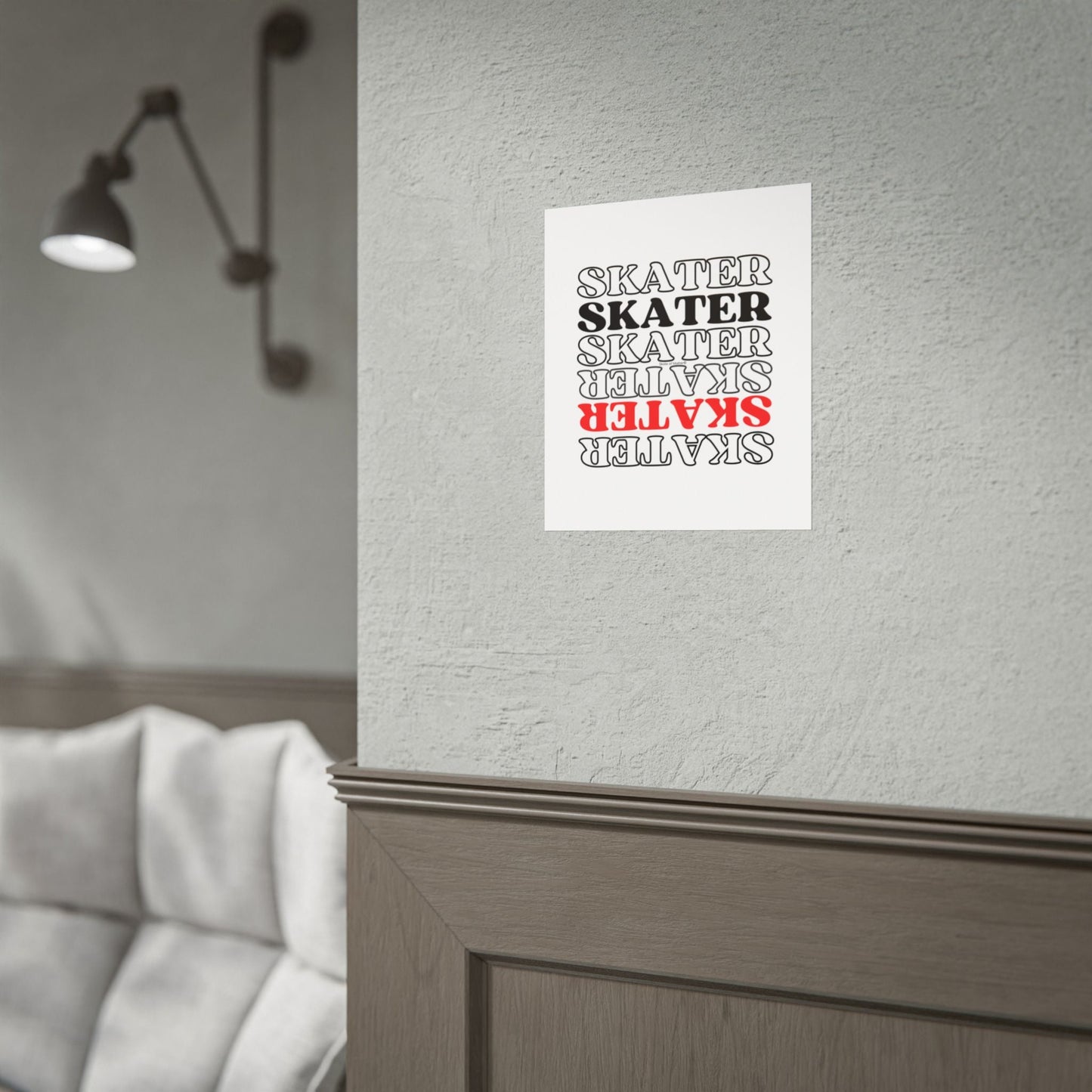 Statement Skater Rolled Poster