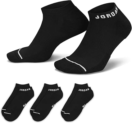 Nike Jordan Everyday No-Show Socks (3 Pairs) Adult DX9656-010