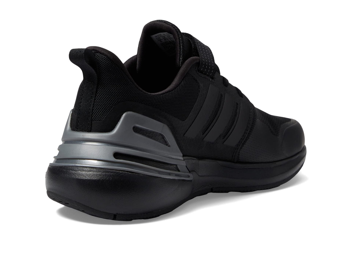 adidas RapidaSport Running Shoe, Black/Black/Black (Elastic), 6.5 US Unisex Big Kid