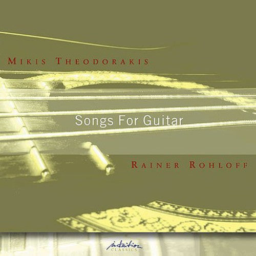 Mikis Theodorakis - Songs for Guitar Music CD
