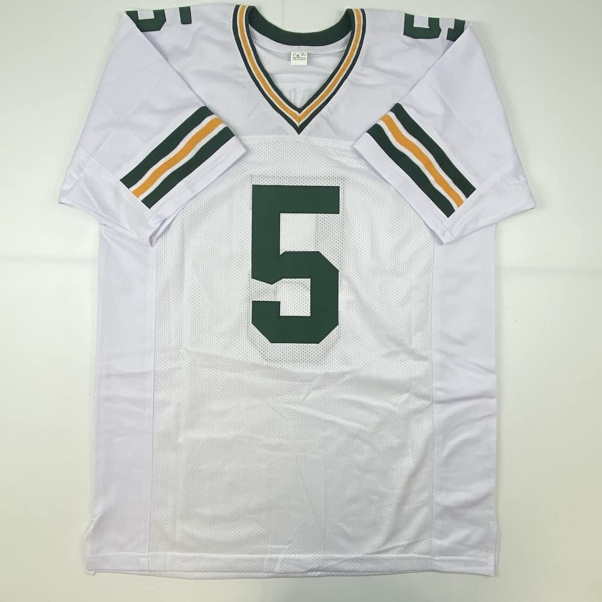 Autographed/Signed Paul Hornung Green Bay White Football Jersey JSA COA