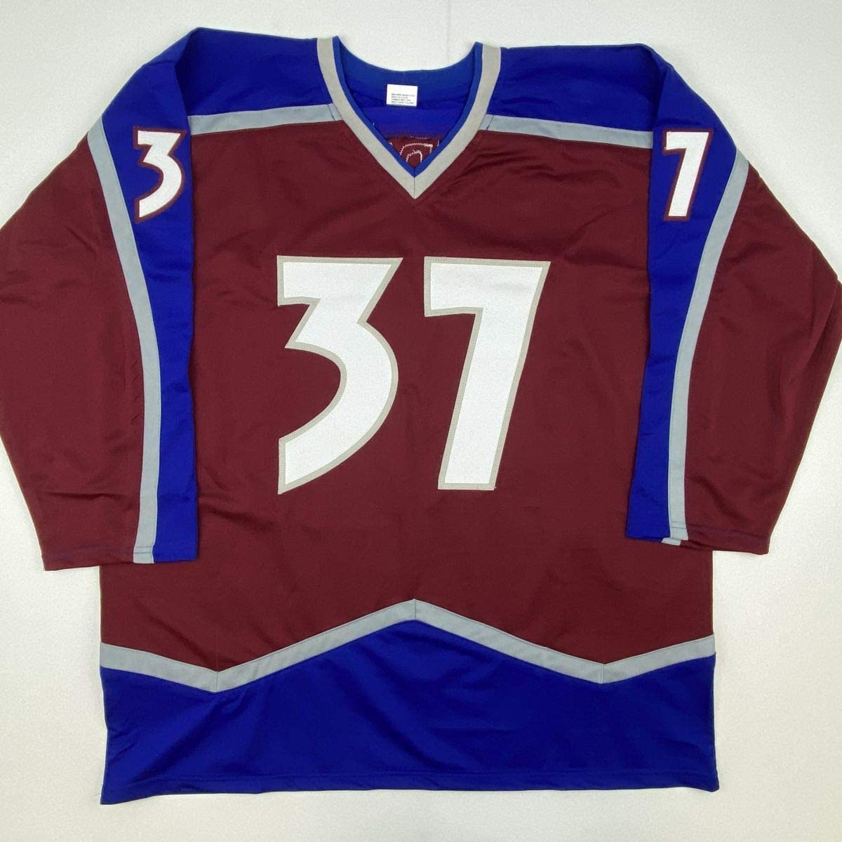 Autographed/Signed JT J.T. Compher Colorado Maroon Hockey Jersey PSA/DNA COA