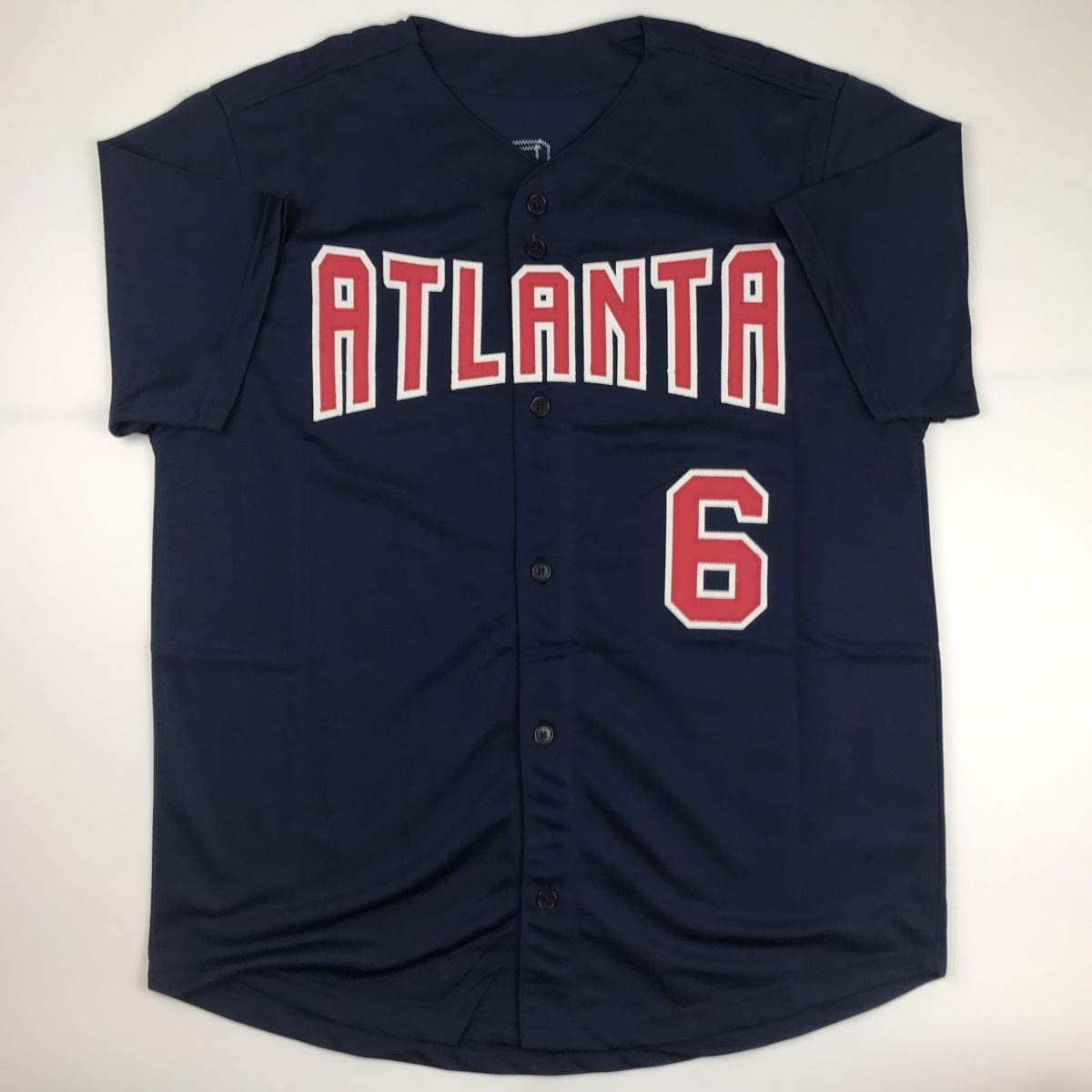 Autographed/Signed Bobby Cox HOF 14 Atlanta Blue Baseball Jersey JSA COA