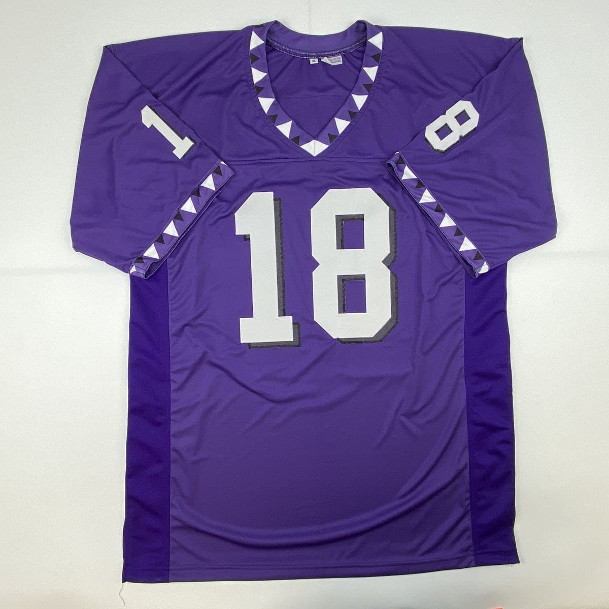 Autographed/Signed Jalen Reagor TCU Purple College Football Jersey Beckett BAS COA