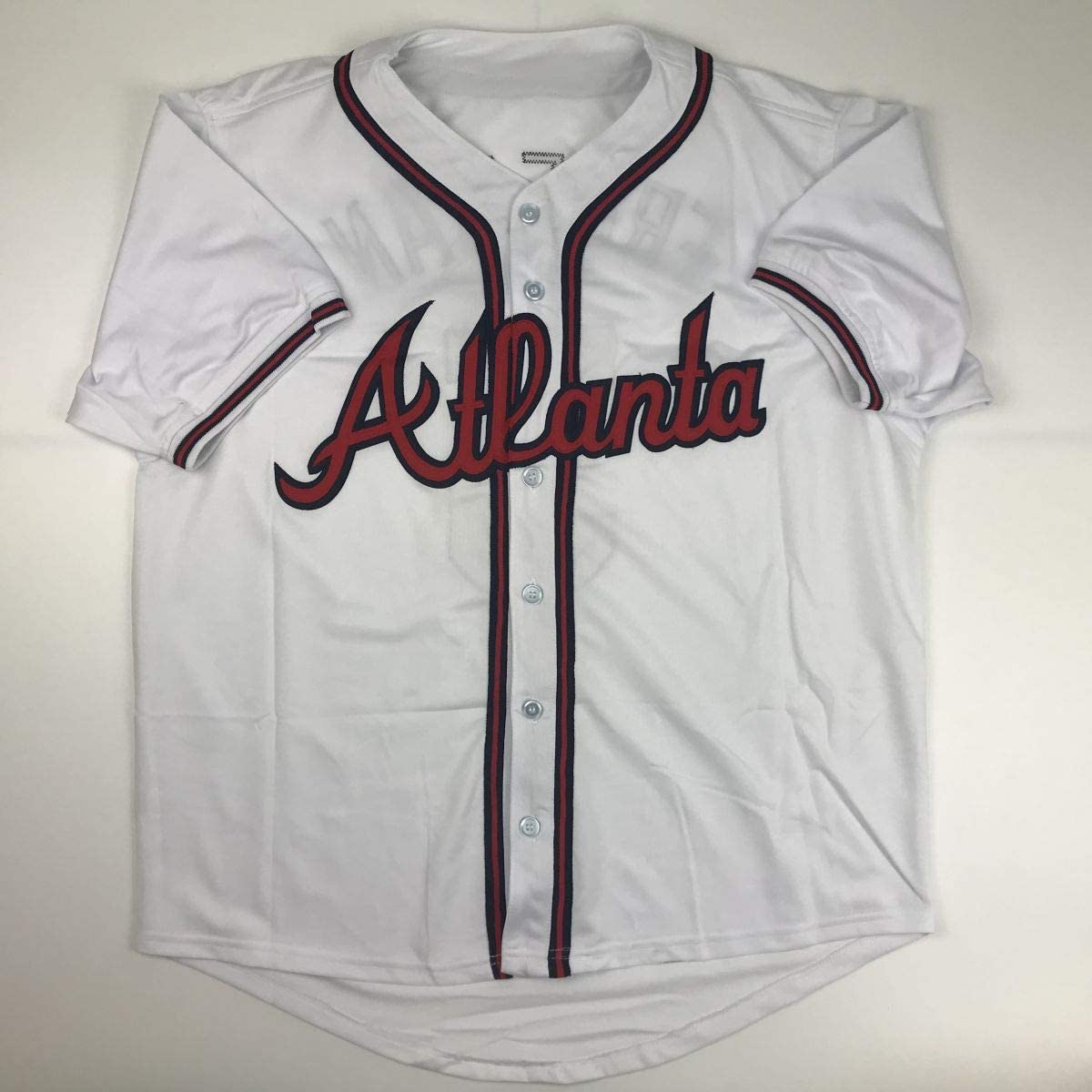 Autographed/Signed Freddie Freeman Atlanta White Baseball Jersey JSA COA