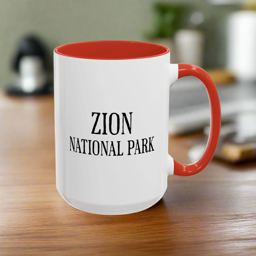 Zion National Park Mountain Lion Colored Coffee Mug 11oz 15oz