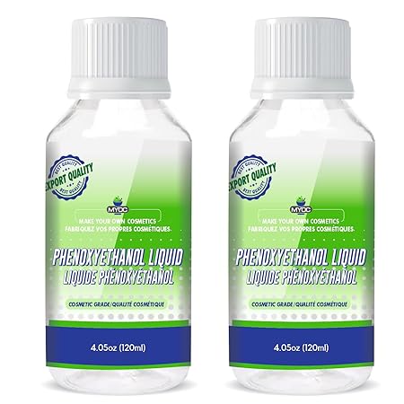 phenoxyethanol liquid | liquid for preservative, used in skin moisturizer, sunscreen, acne care, hair care, baby products, cosmetic products (120 Ml)-4.05 FlOz- Pack of 2