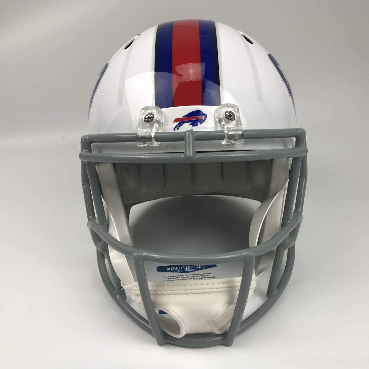 Autographed/Signed Josh Allen Buffalo Bills Full Size FS F/S Speed Replica Football Helmet JSA COA