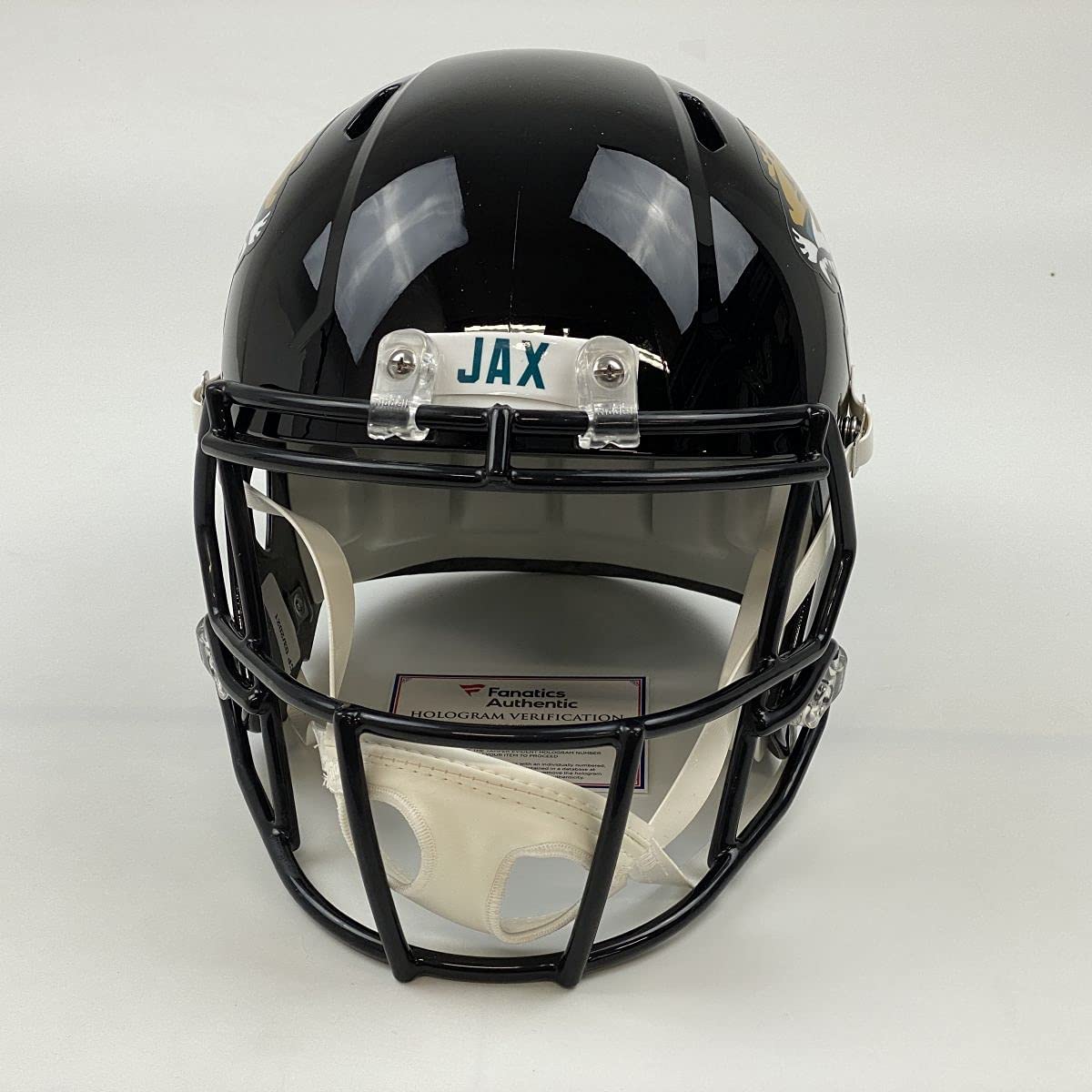 Autographed/Signed Trevor Lawrence Jacksonville Jaguars Full Size FS F/S Replica Football Helmet Fanatics COA